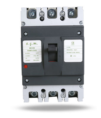 качество  Custom LOGO MCCB SGM3-250S 3P Magnetic MCCB Molded Case Circuit Breaker SGM3-250S завод