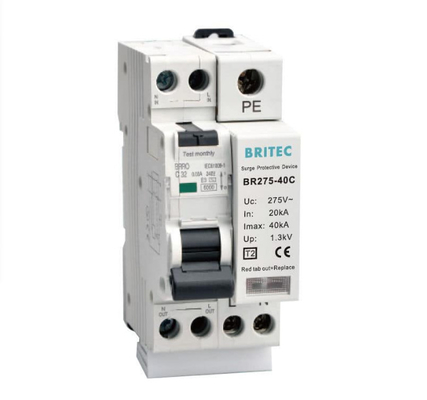 Thermalplastic Mcb With AC SPD Single Phase Lightning Meter Poleless 1